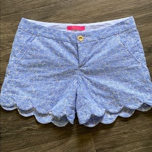 Lilly Pulitzer Scalloped Lace Shorts